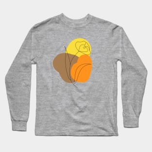 Minimalist Flower Long Sleeve T-Shirt